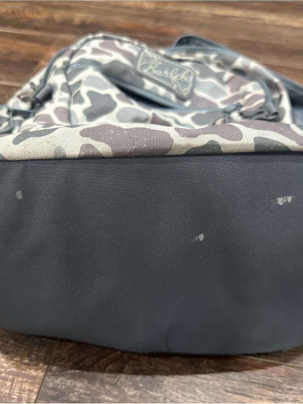 BURLEBO Camo Backpack in Gray and Black - Picture 2 of 8